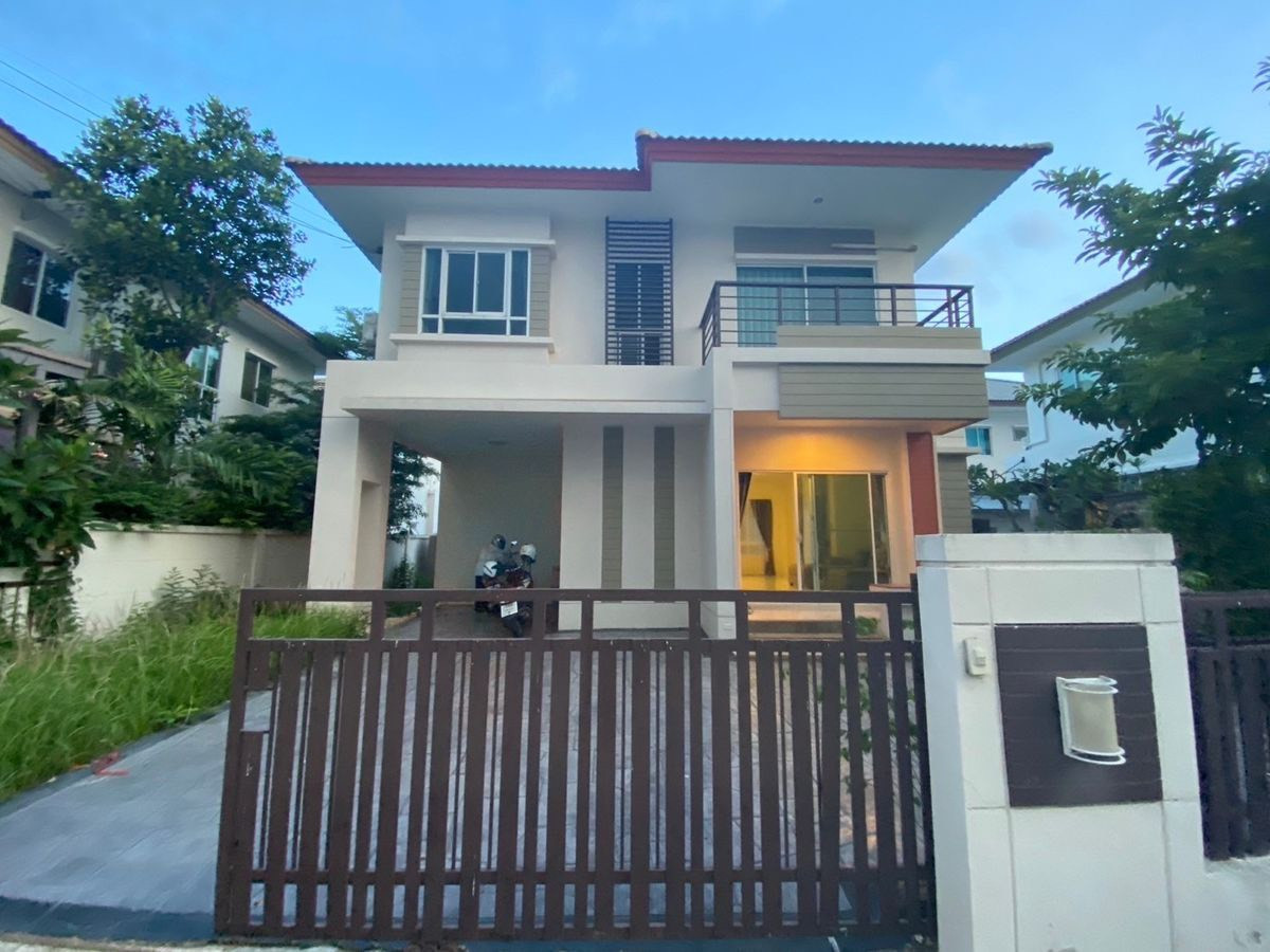For RentHouseNawamin, Ramindra : 2-story detached house for rent, Saransiri Village, Ramintra 2, house in good condition, fully furnished, ready to move in (N.2044)
