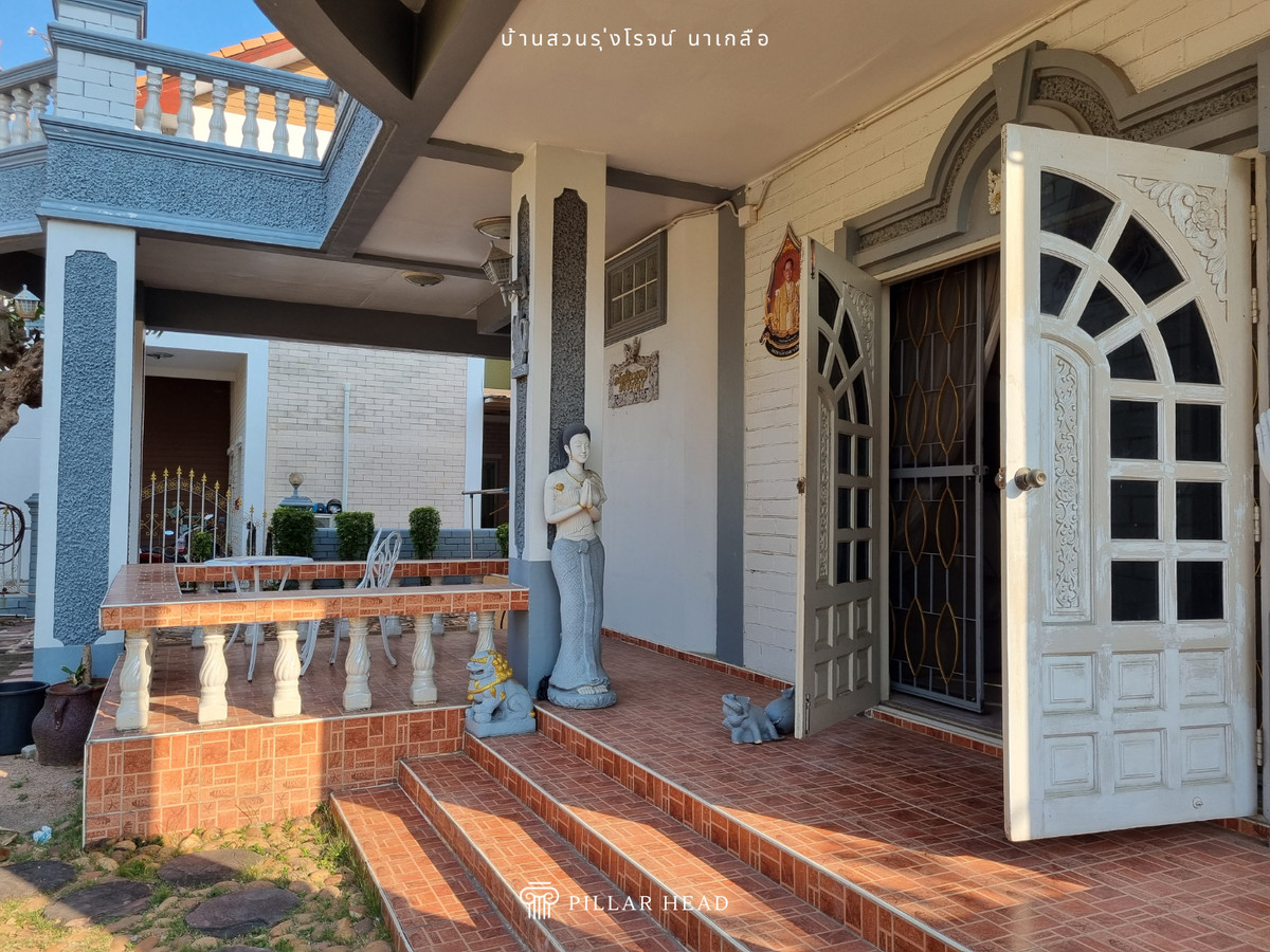 ขายบ้านพัทยา บางแสน ชลบุรี สัตหีบ : ขายด่วน! บ้านเดี่ยว 2 ชั้น ในโครงการบ้านสวนรุ่งโรจน์ นาเกลือ