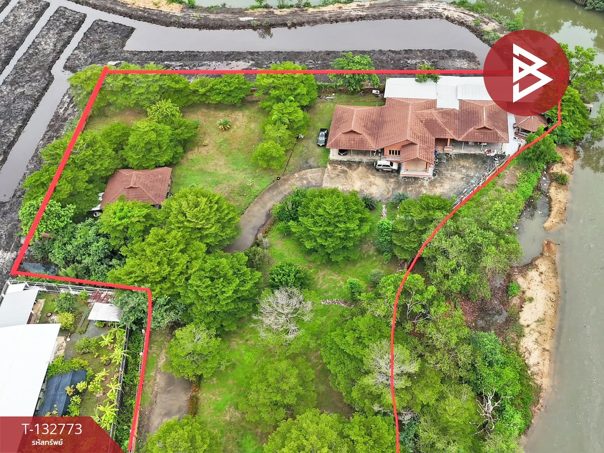 ขายบ้านจันทบุรี : ขายบ้านเดี่ยวพร้อมที่ดิน เนื้อที่ 2 ไร่ 2 งาน 52.1 ตร.วา วัดใหม่ จันทบุรี ติดริมน้ำ