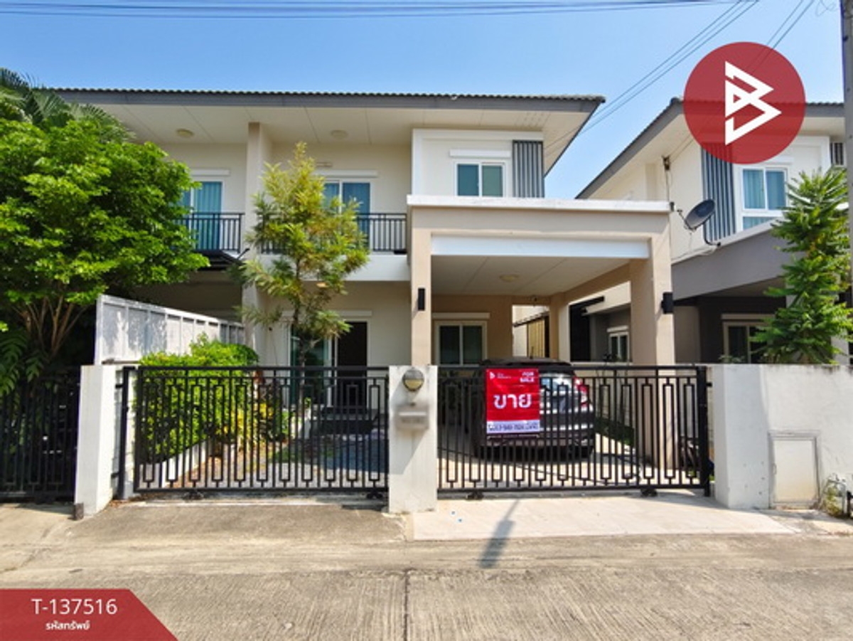 For SaleHouseNakhon Pathom : Semi-detached house for sale, Krisana Gardenhome Village, Phutthamonthon Sai 5 (Krisana Gardenhome), Sam Phran, Nakhon Pathom.