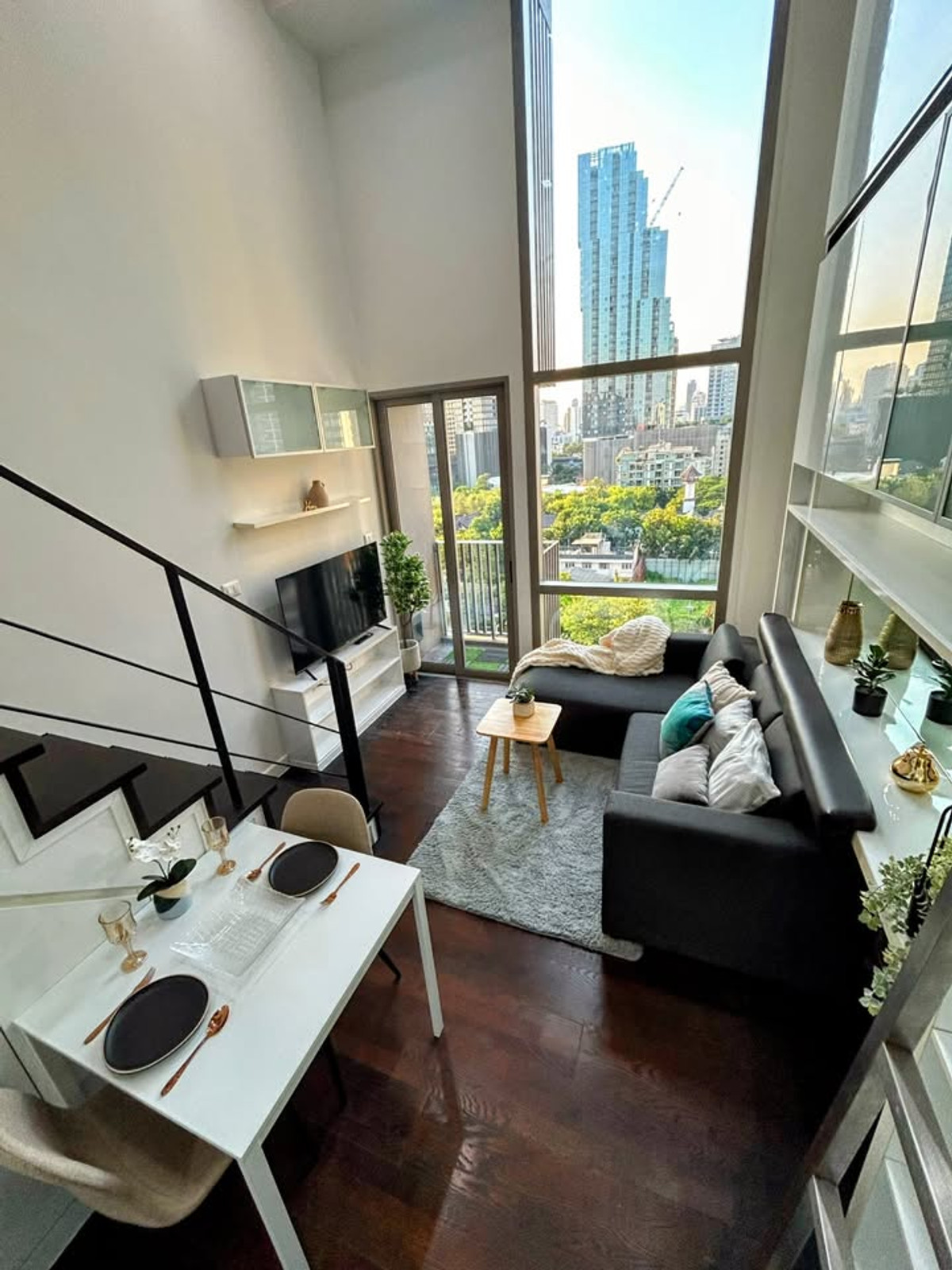 ให้เช่าคอนโดสุขุมวิท อโศก ทองหล่อ : Ideo Morph 38 / Duplex 1 Bedroom (FOR RENT), ไอดีโอ มอร์ฟ 38 / ดูเพล็กซ์ 1 ห้องนอน (เช่า) NA114