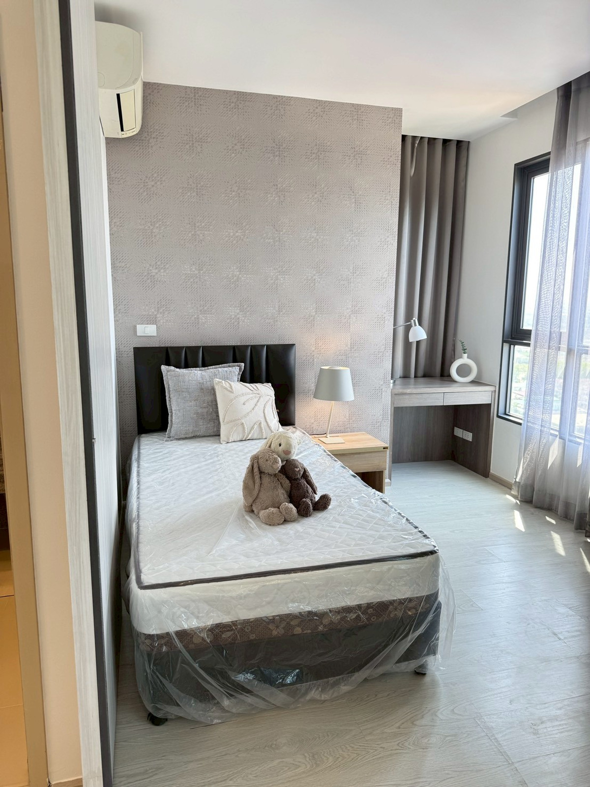For RentCondoNonthaburi, Bang Yai, Bangbuathong : Condo GROW Rattanathibet, new, beautiful room, available and ready for rent, 2 bedrooms, 2 bathrooms, please inquire.