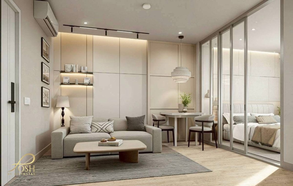 For SaleCondoPhuket : The Base Height Condo by Sansiri – Samkong, near Bangkok Hospital Newly renovated in Japandi style.