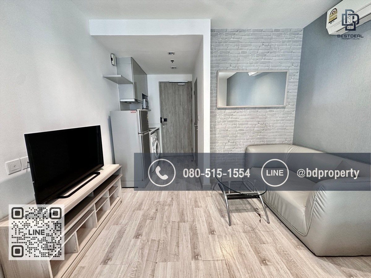 ให้เช่าคอนโดพระราม 9 เพชรบุรีตัดใหม่ RCA : Bestdeal ให้เช่า Studio 22ตรม.ราคา13,000/เดือนเท่านั้น เฟอร์นิเจอร์และเครื่องใช้ไฟฟ้าครบ “IDEO MOBI RAMA 9” ใกล้MRT และ เซ็นทรัลพระราม 9 เพียง 80 ม.