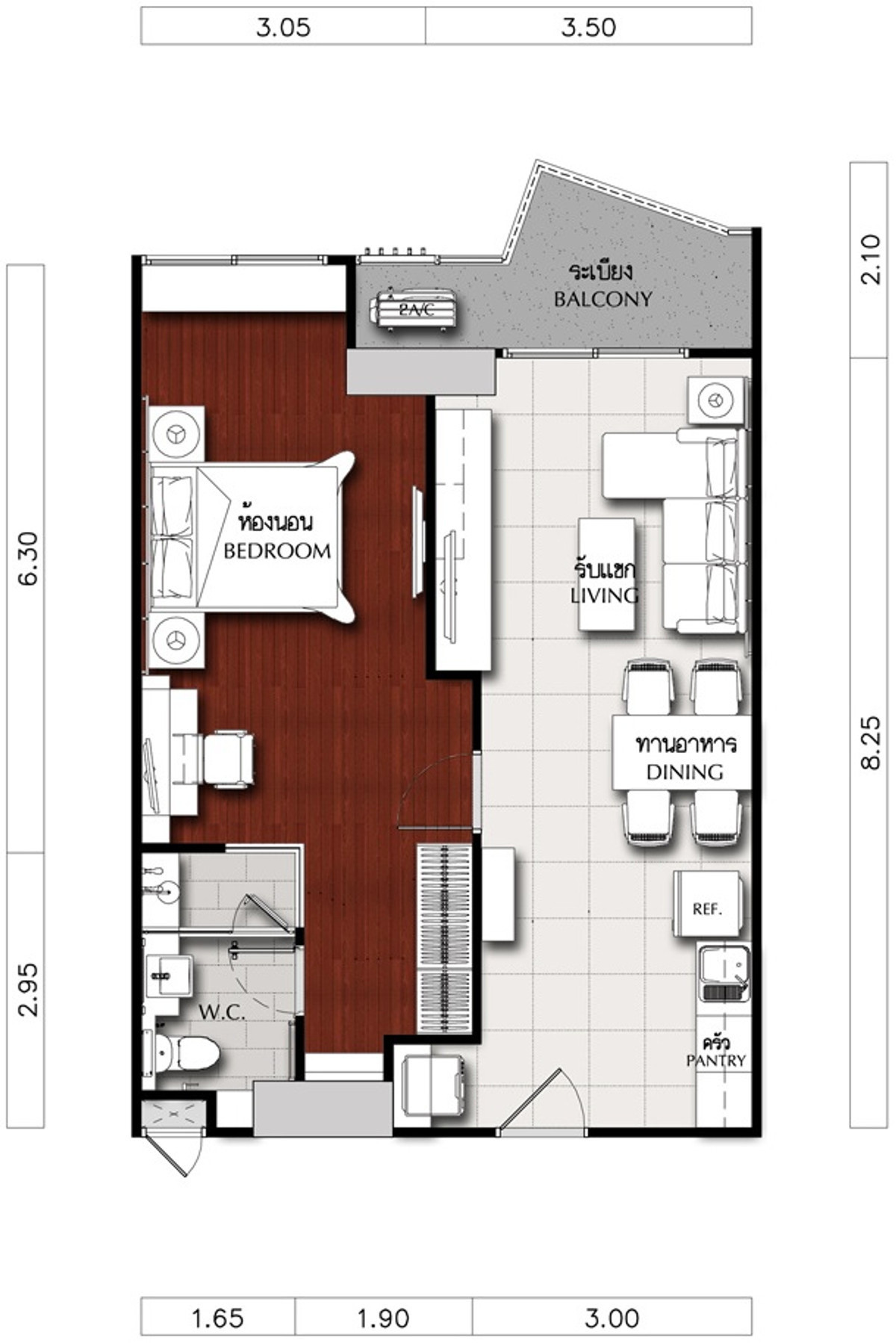 For SaleCondoRatchathewi,Phayathai : 🏡 Condo for sale Supalai Premier Ratchathewi | 1 bedroom (HBH-SI-146)