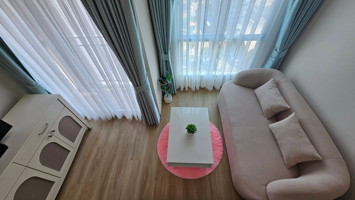 For RentCondoPinklao, Charansanitwong : ⭐️ Lumpini Ville Charan - Fai Chai ⭐️ New room, size 25 sq m., decorated, ready to move in. There is complete furniture.