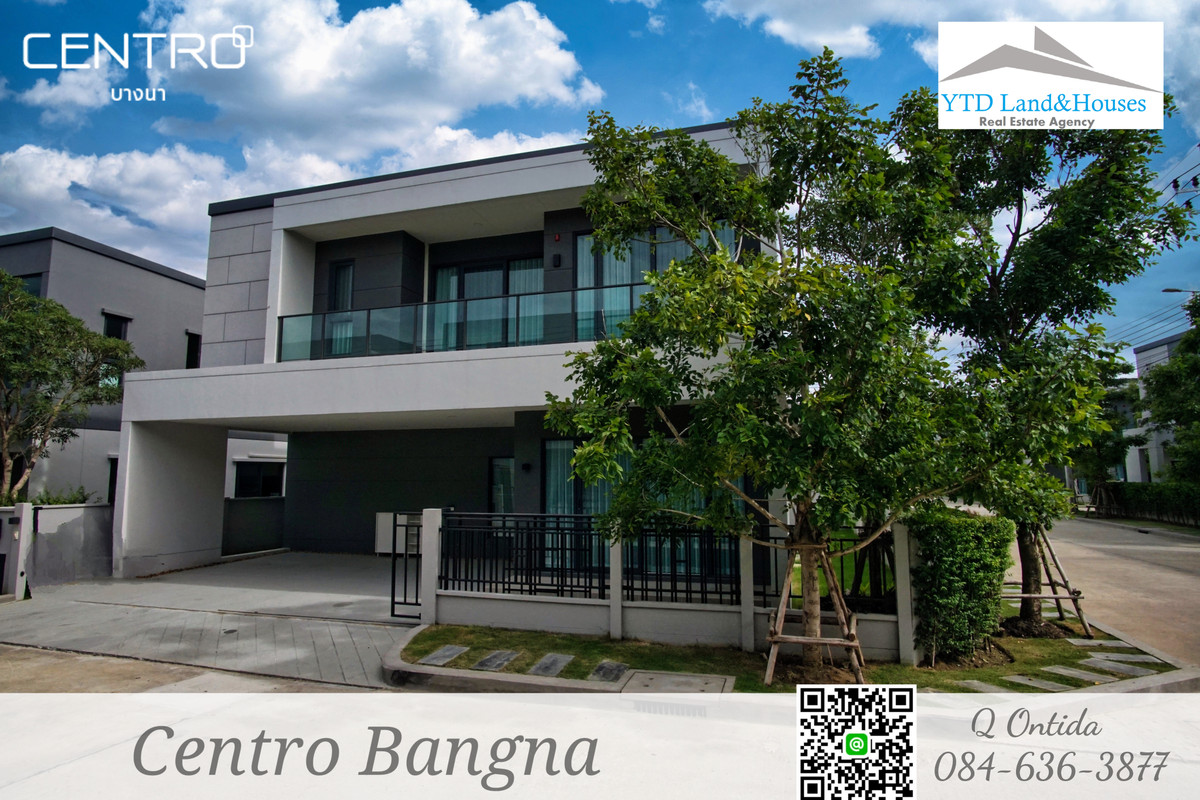 บ้านบางนา แบริ่ง ลาซาล : ขาย/ให้เช่า บ้านเดี่ยว โครงการ Centro บางนา L Size ติดเมกะ-บางนา 