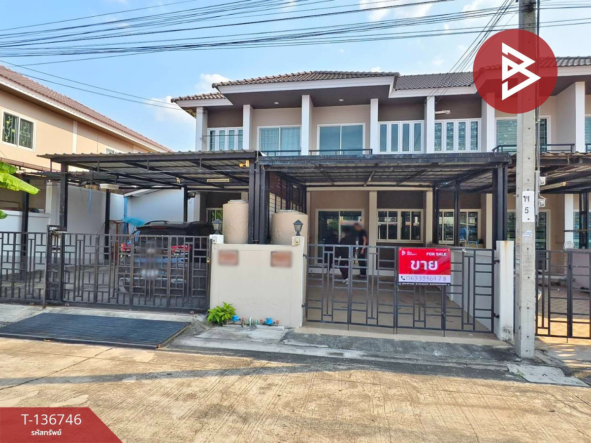 For SaleTownhomeSamut Prakan,Samrong : 2-story townhouse for sale, Sap Mankong Village 5, Bang Bo, Samut Prakan.