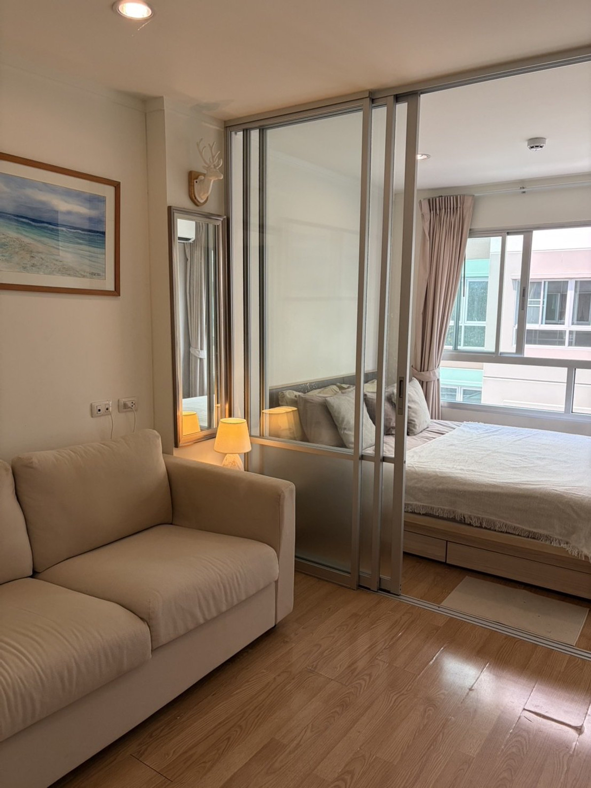 For RentCondoBangna, Bearing, Lasalle : For Rent 🔥 Lumpini Ville Sukhumvit 109 - Bearing 🔥 Fully furnished with appliances. Near BTS Bearing.