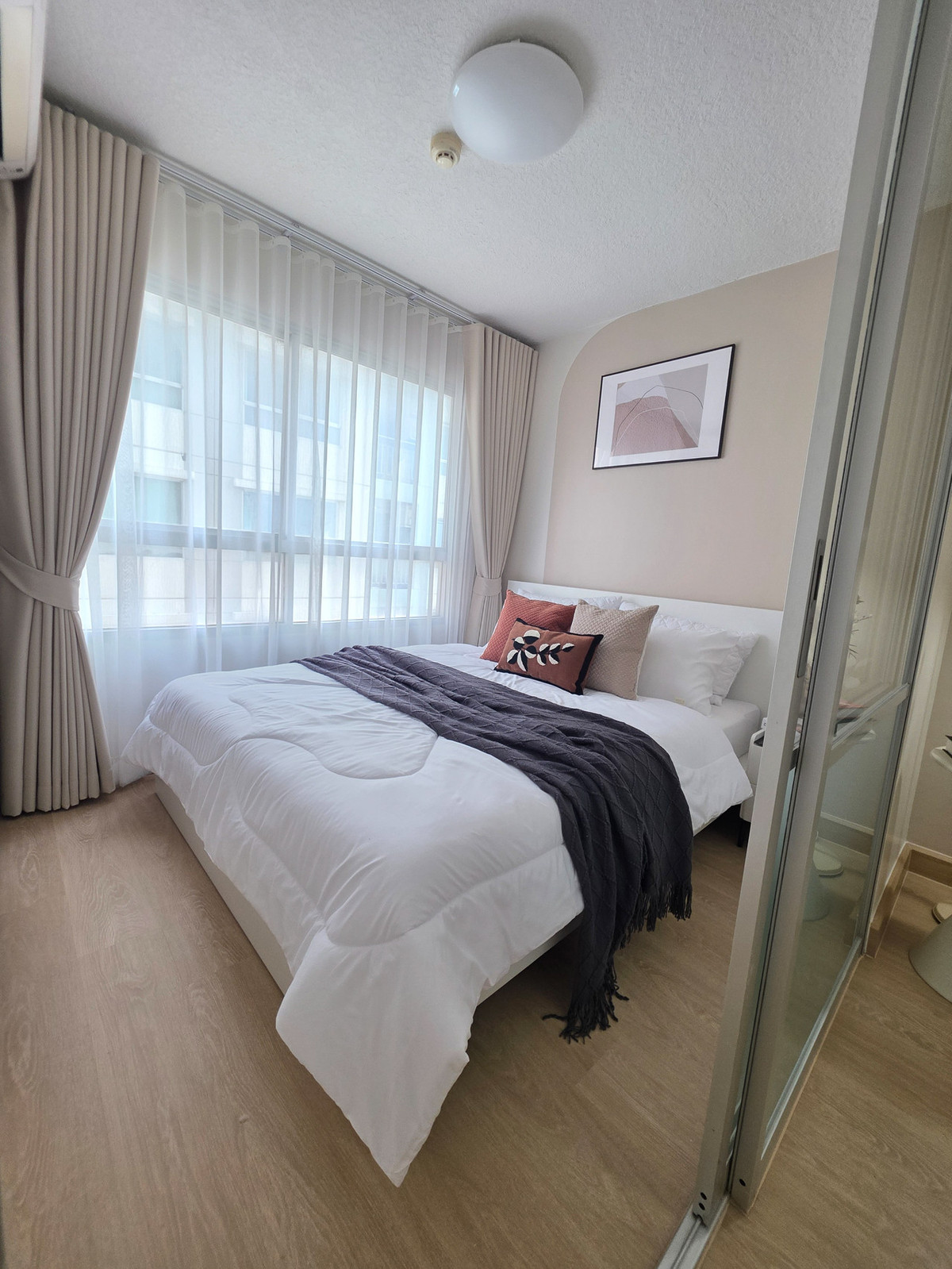 For SaleCondoLadkrabang, Suwannaphum Airport : K-6835 🔥🔥 Beautiful room, newly decorated, ready to move in!! Lumpini Lat Krabang 2 near Suvarnabhumi Airport