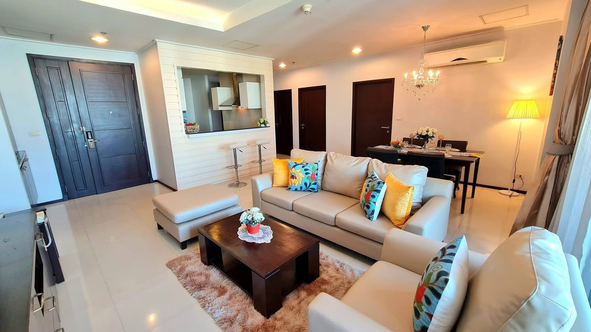 For RentSukhumvit, Asoke, Thonglor : Ready to move in, Piyathip Place Sukhumvit (N1-1207) 💛Two Bedrooms Serviced Apartment for rent 💙