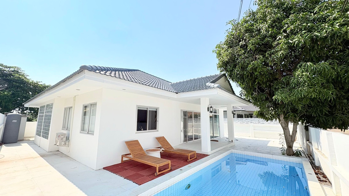 ขายพัทยา บางแสน ชลบุรี สัตหีบ : Pool villa for sale Pattaya tropical village phase 1 