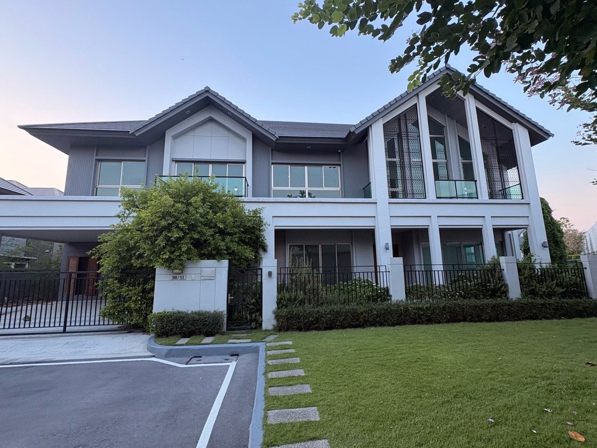 For SaleHouseSeri Thai, Ramkhamhaeng Nida : 📌Bangkok Signature house for sale, Serithai corner plot, special price, much lower than cost.