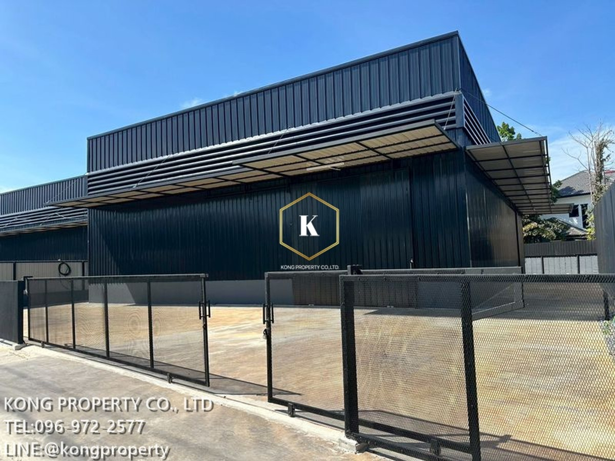 For RentWarehouseLadprao101, Happy Land, The Mall Bang Kapi : Warehouse for rent, Lat Phrao, Wang Thonglang, Bangkok, 400 sq m, near the Yellow Line.