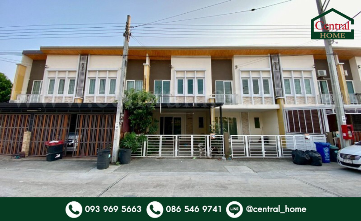 For RentTownhomeNonthaburi, Bang Yai, Bangbuathong : Townhome for rent, Golden Town Chaiyaphruek - Wongwaen, new house, never occupied.