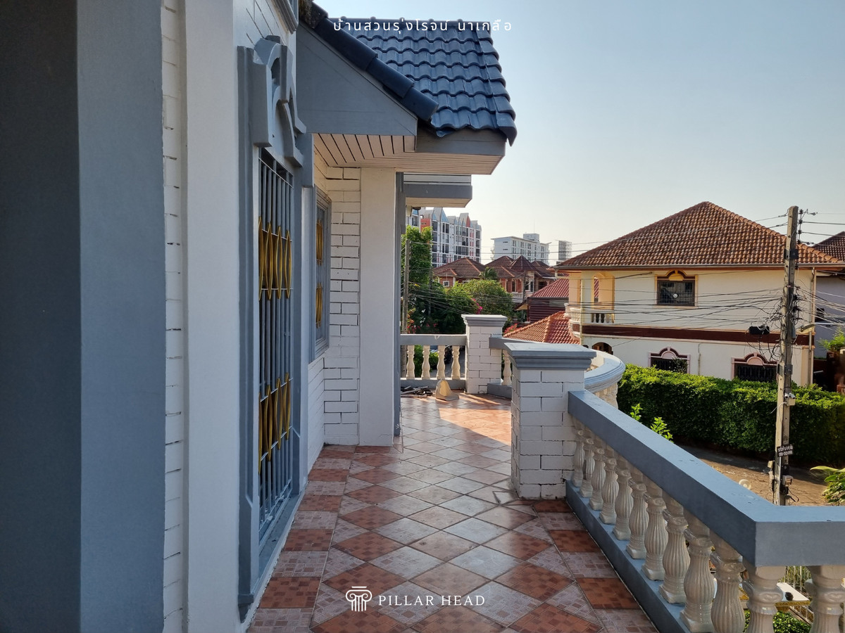 ขายบ้านพัทยา บางแสน ชลบุรี สัตหีบ : ขายด่วน! บ้านเดี่ยว 2 ชั้น ในโครงการบ้านสวนรุ่งโรจน์ นาเกลือ