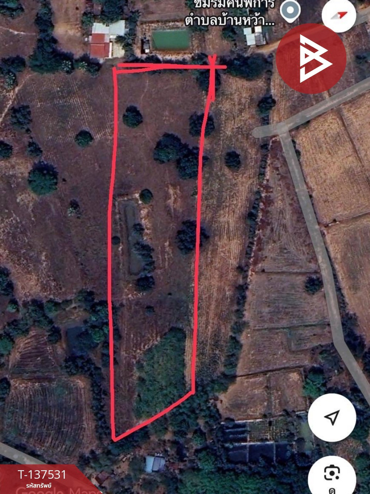 For SaleLandKhon Kaen : Land for sale, area 7 rai, Ban Wa, Khon Kaen