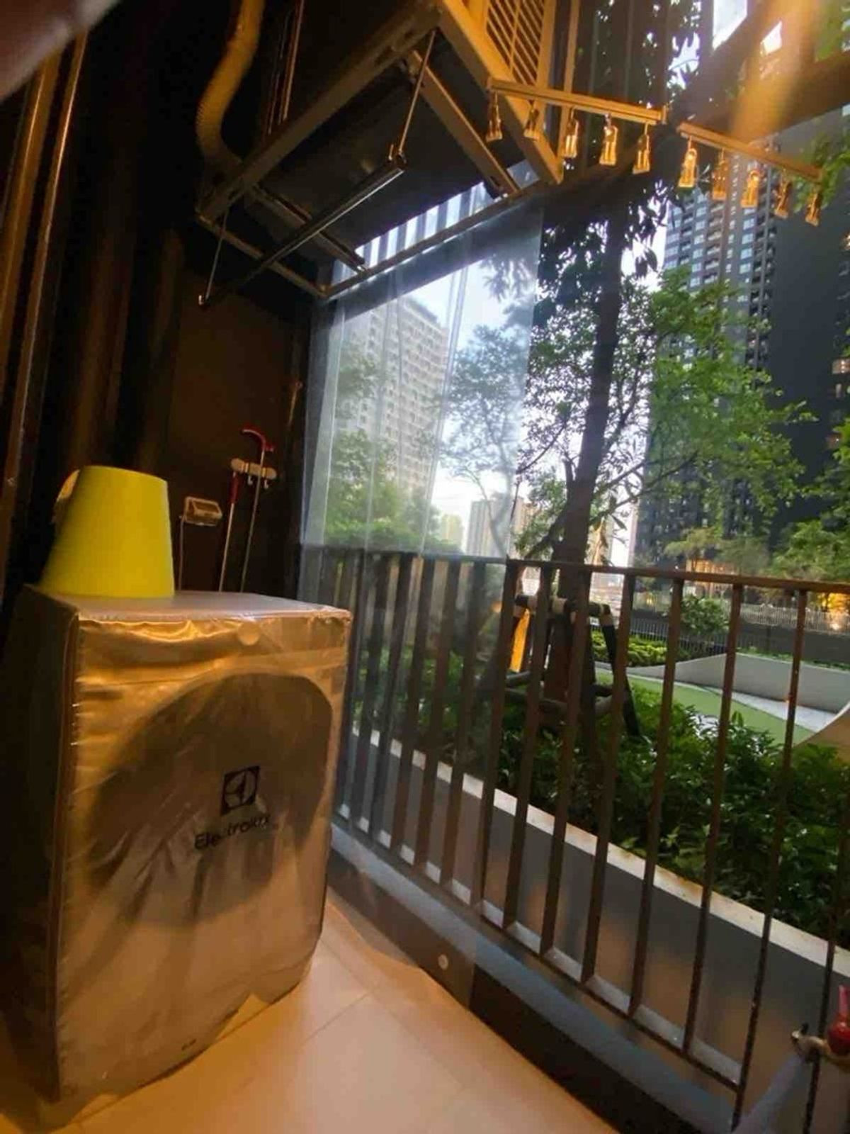 For RentCondoRama9, Petchburi, RCA : Condo, 7th floor, fully furnished, beautifully decorated, for rent, Rama 9-New Phetchaburi area, near MRT Rama 9, only 600 meters.