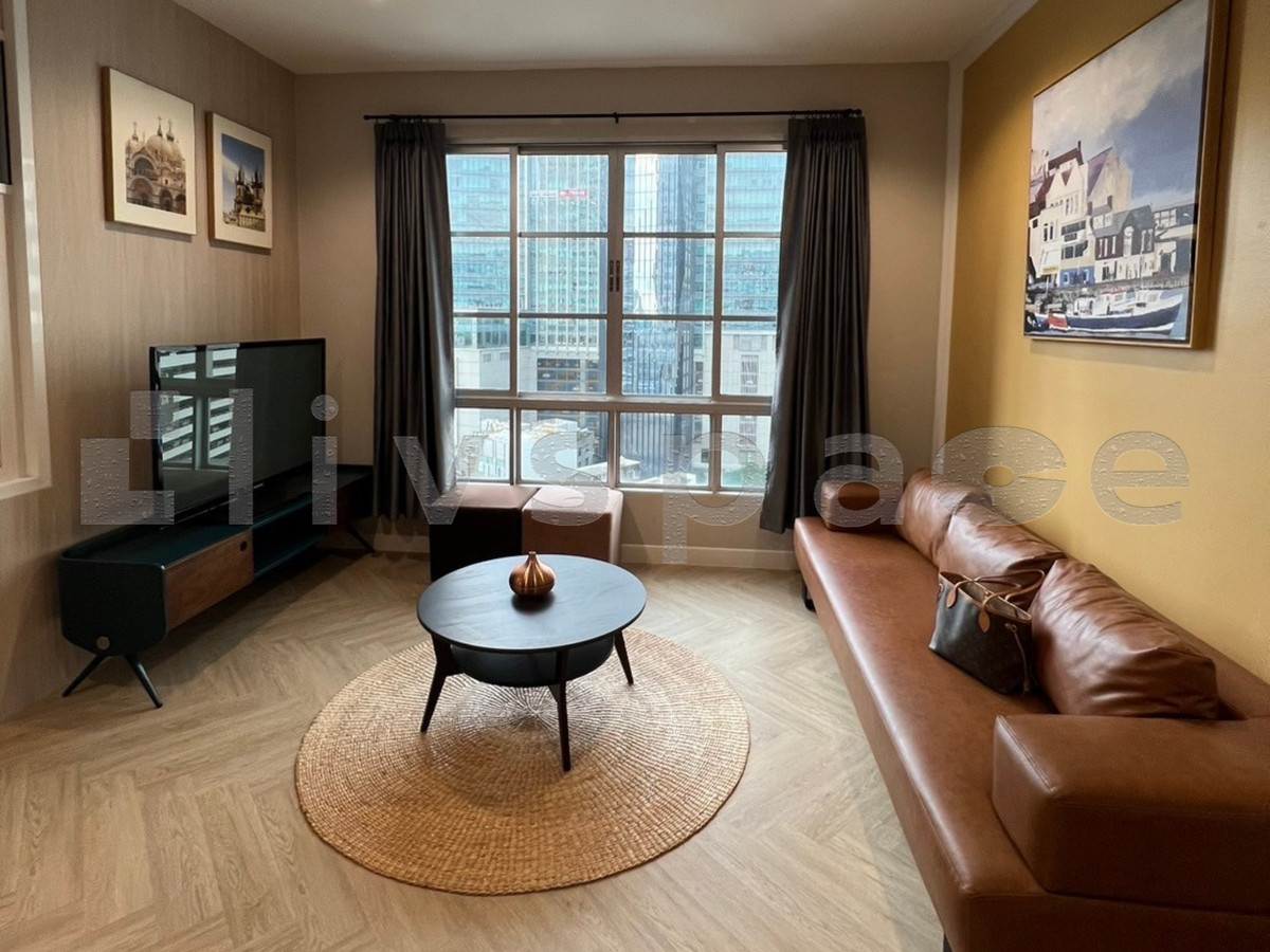 ให้เช่าคอนโดสุขุมวิท อโศก ทองหล่อ : ▚ LI103ツ ให้เช่า: Citismart Sukhumvit 18 2BR 87sqm. 50K ✨ ห้องมุมรีโนเวทใหม่ ติด BTS & MRT อโศก พร้อมเข้าอยู่ 🏙️