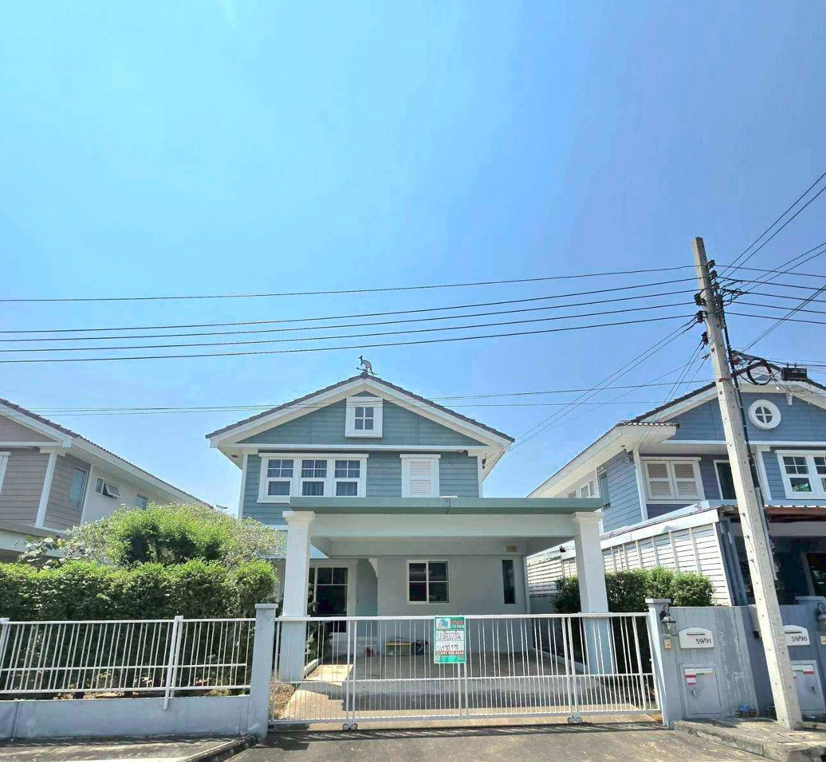 For SaleHousePhutthamonthon, Salaya : 95903 - For sale, 2-story detached house, Villaggio Pinklao-Salaya project. Samret Phatthana Road, Sala Sala Subdistrict, Bang Kruai District, Nonthaburi Province