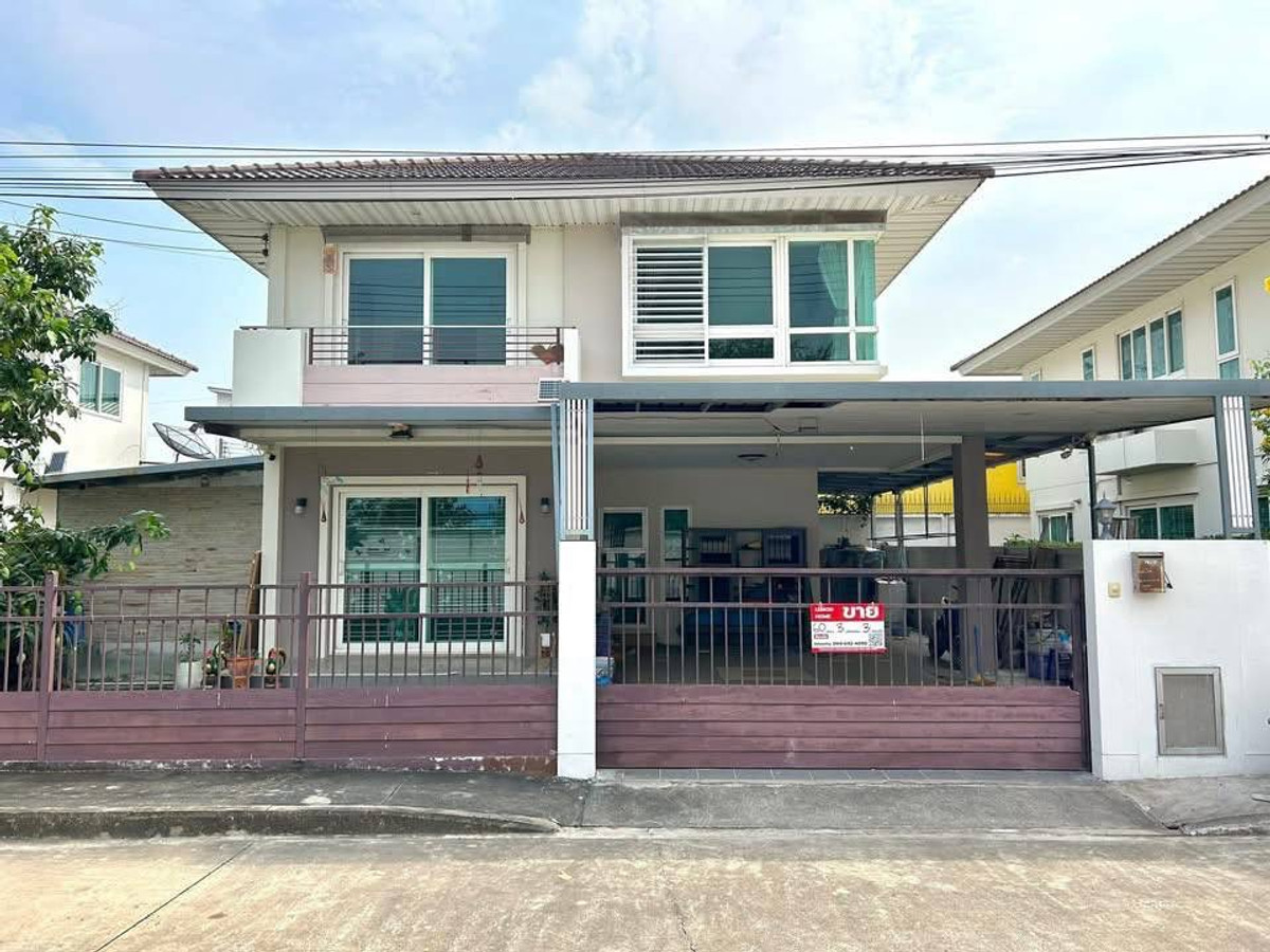 ขายบ้านปทุมธานี รังสิต ธรรมศาสตร์ : ขายบ้านเดี่ยว เบลล่า วงแหวน-ลำลูกกา คลอง 3 ขนาด 60 ตร.ว. หน้าบ้านไม่ชนกับใคร Bella Wongwaen - Lumlukka Klong 3