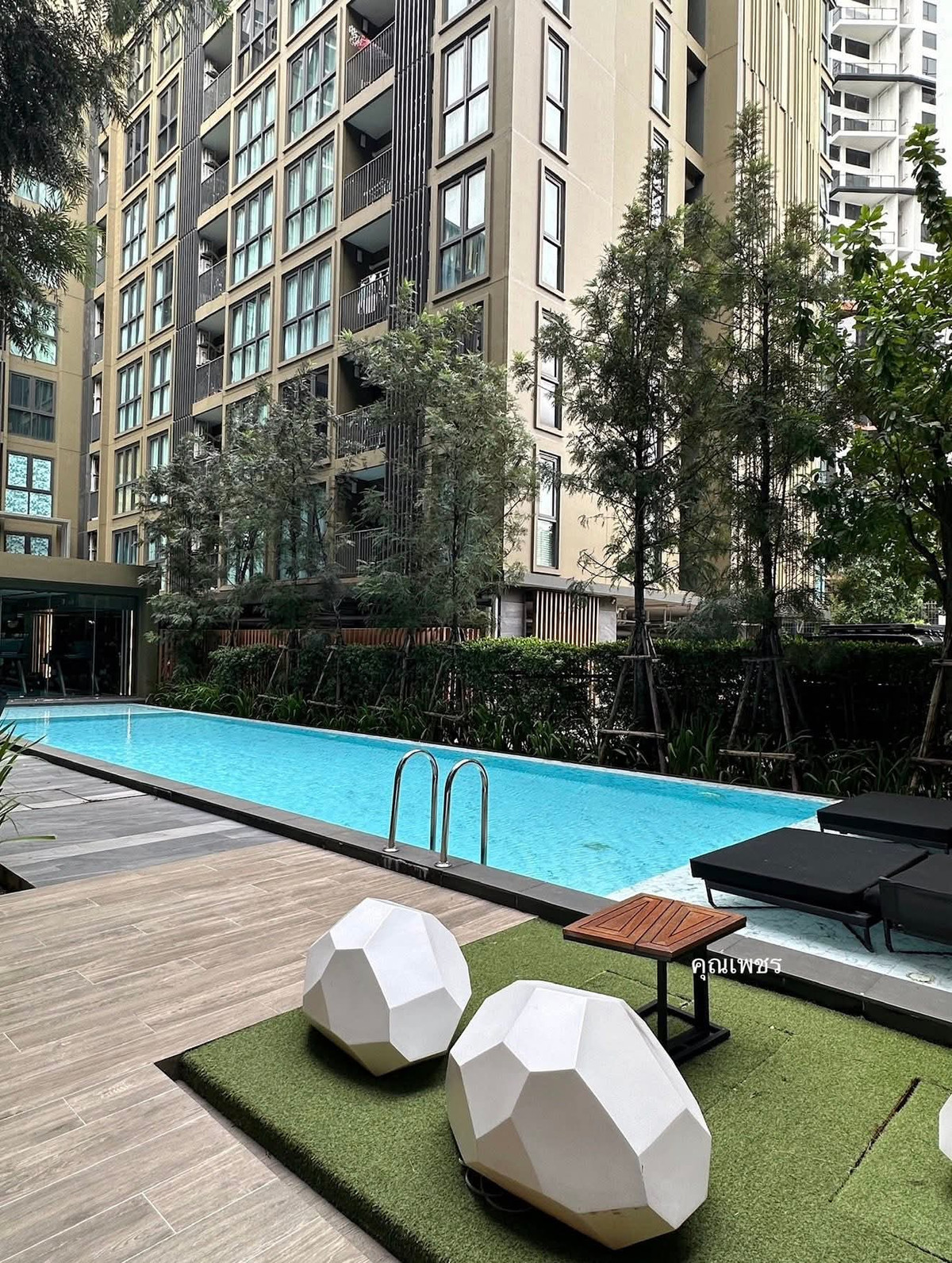 For RentCondoRama9, Petchburi, RCA : Condo for rent, Supalai Prime Rama9, beautiful corner room, fully furnished, ready to move in.