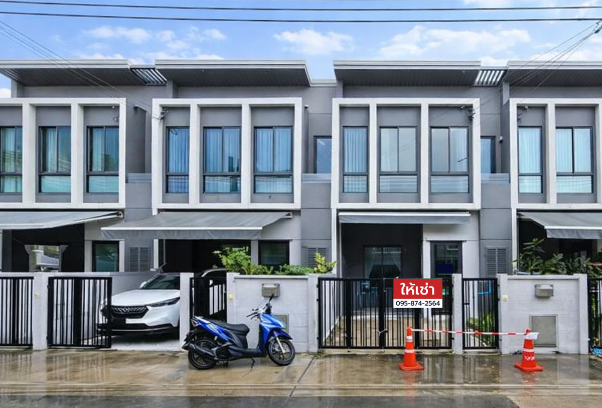 ให้เช่าทาวน์โฮมราษฎร์บูรณะ สุขสวัสดิ์ : ให้เช่าบ้าน Pleno Suksawat 70 พลีโน่ สุขสวัสดิ์ 70 พร้อมอยู่ แอร์ 3 เครื่อง 