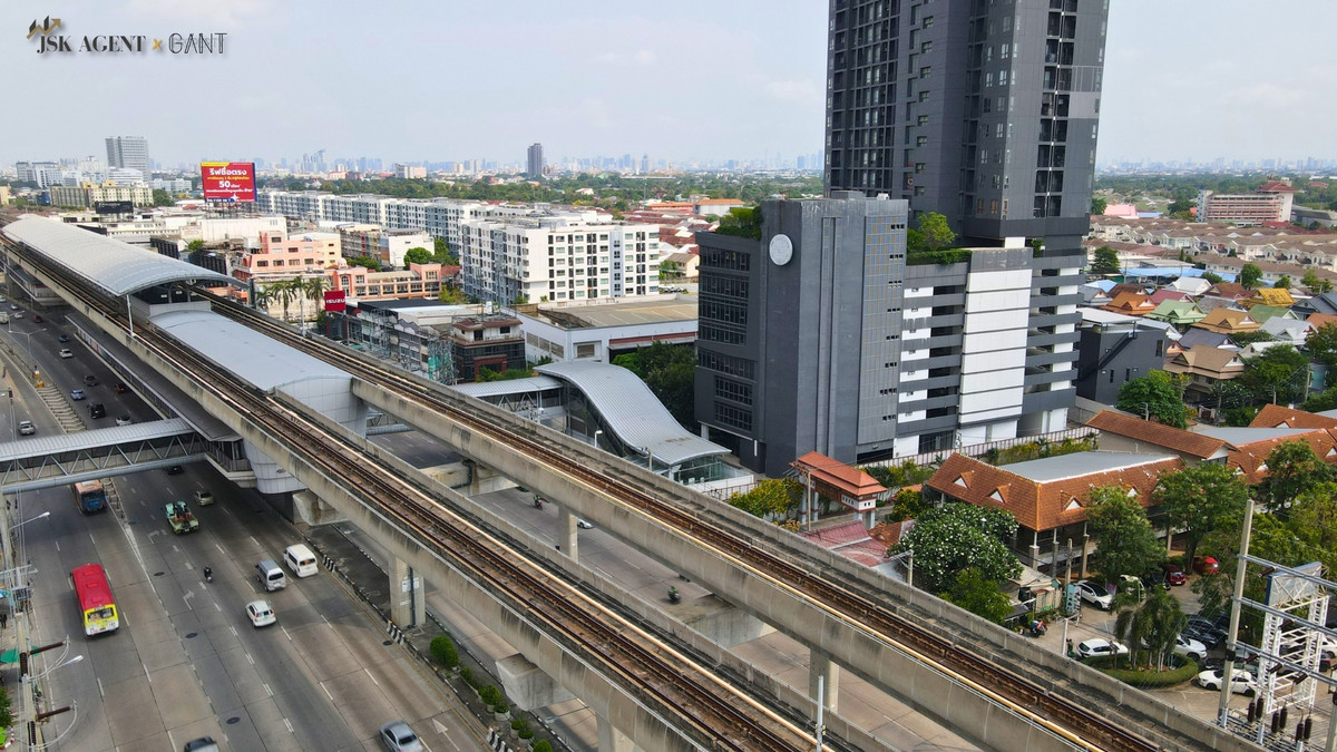 For SaleHome OfficeNonthaburi, Bang Yai, Bangbuathong : 3.5-Story Home Office in Narathip Village, near MRT Saimai Station (Gant-351)