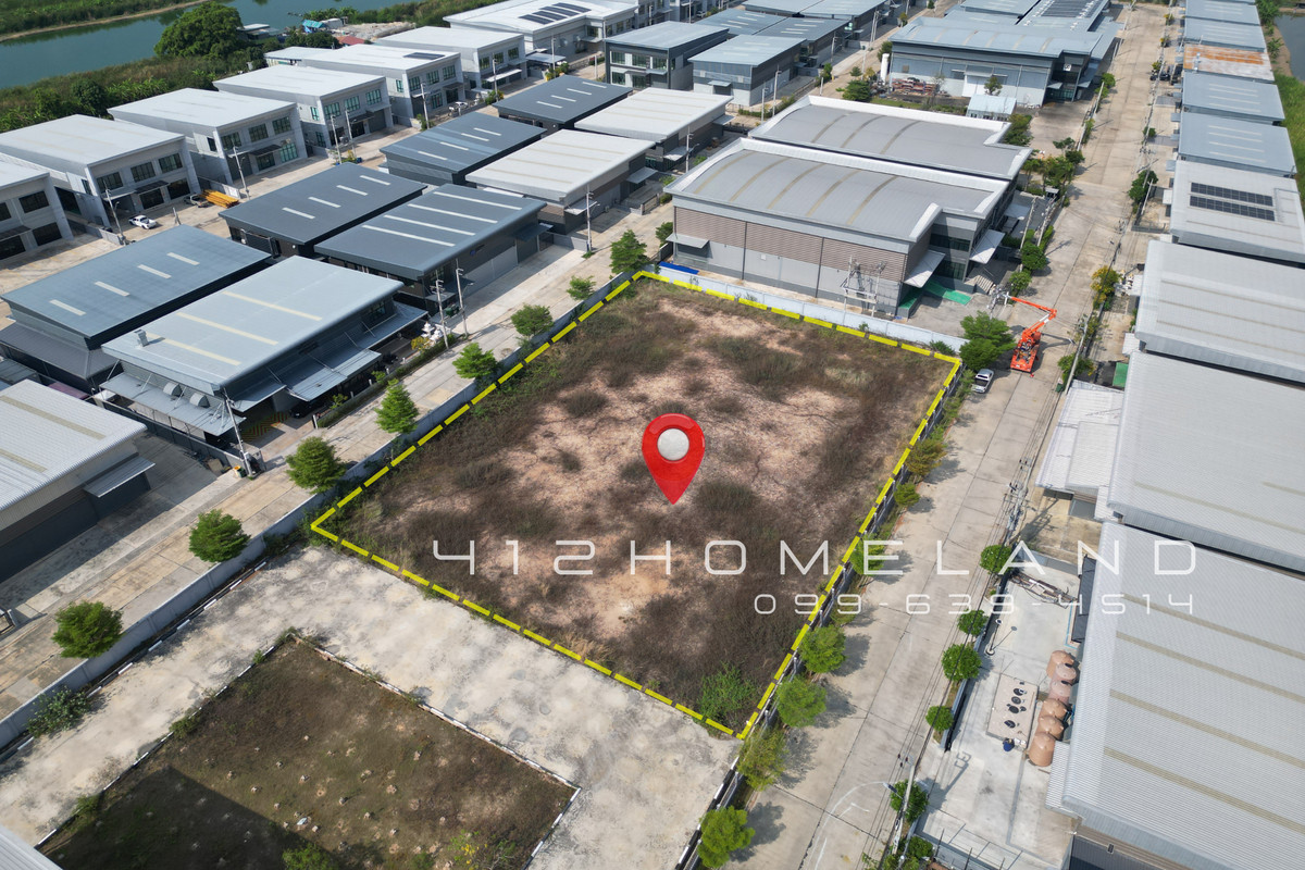 For SaleLandSamut Prakan,Samrong : Land for sale, area 2-0-74 rai, beautiful plot, water and electricity ready, large vehicles easy to get in and out. Supports production, warehouse, Bang Phriang, Samut Prakan