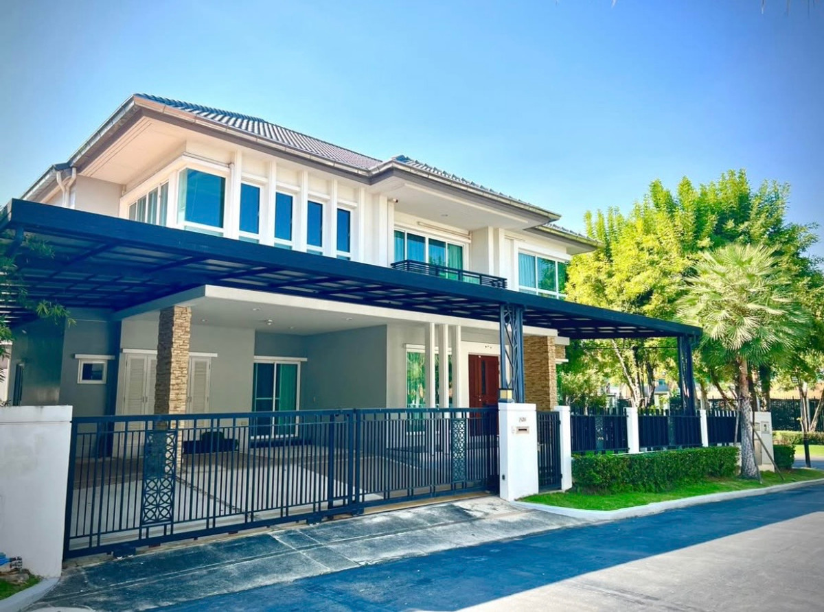 ให้เช่าบ้านพัฒนาการ ศรีนครินทร์ : ให้เช่า บ้านเดี่ยว Grand Bangkok boulevard พระราม9-ศรีนครินทร์ ติด Wellington Collage แปลงมุม