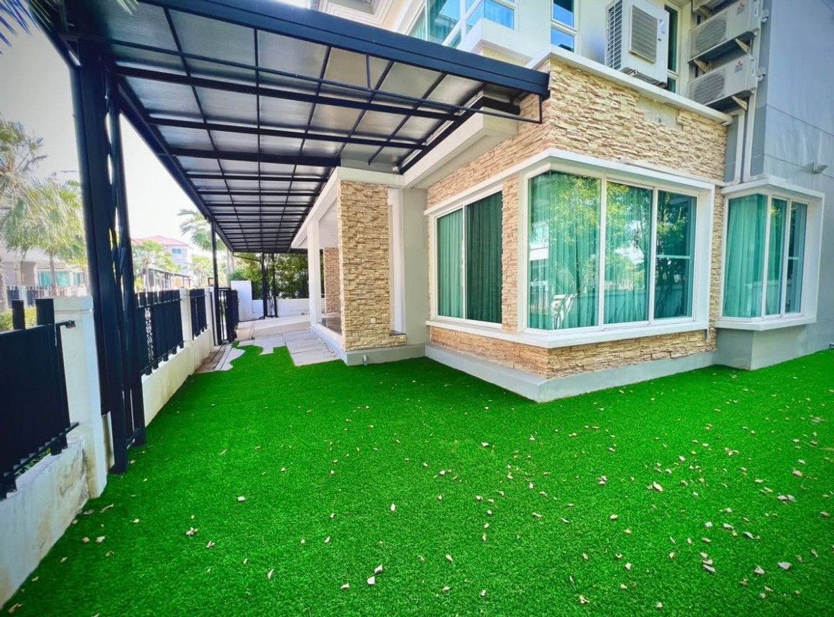 ให้เช่าบ้านพัฒนาการ ศรีนครินทร์ : ให้เช่า บ้านเดี่ยว Grand Bangkok boulevard พระราม9-ศรีนครินทร์ ติด Wellington Collage แปลงมุม