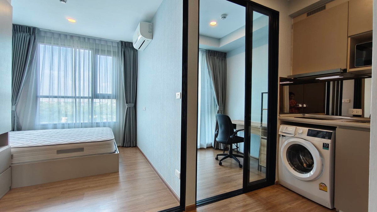 ให้เช่าคอนโดมีนบุรี-ร่มเกล้า : คอนโดให้เช่า 𝗧𝗛𝗘 𝗢𝗥𝗜𝗚𝗜𝗡 𝗥𝗔𝗠 𝟮𝟬𝟵 𝗜𝗡𝗧𝗘𝗥𝗖𝗛𝗔𝗡𝗚𝗘 1 bedroom plus 31 ตร.ม. ทำเลดี วิวพระอาทิตย์ขึ้น