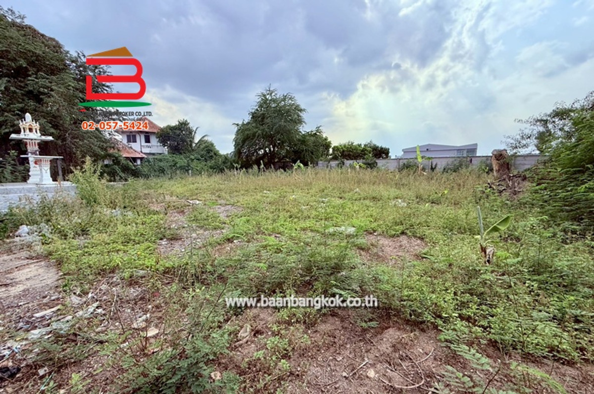 ขายที่ดินนนทบุรี บางใหญ่ บางบัวทอง : ที่ดินเปล่า เนื้อที่ 136 ตรว. ซอยเลียบคลองถนน (ใกล้เซ็นทรัลเวสต์เกต) ถนนกาญจนาภิเษก ตำบลบางรักใหญ่ อำเภอบางบัวทอง จังหวัดนนทบุรี