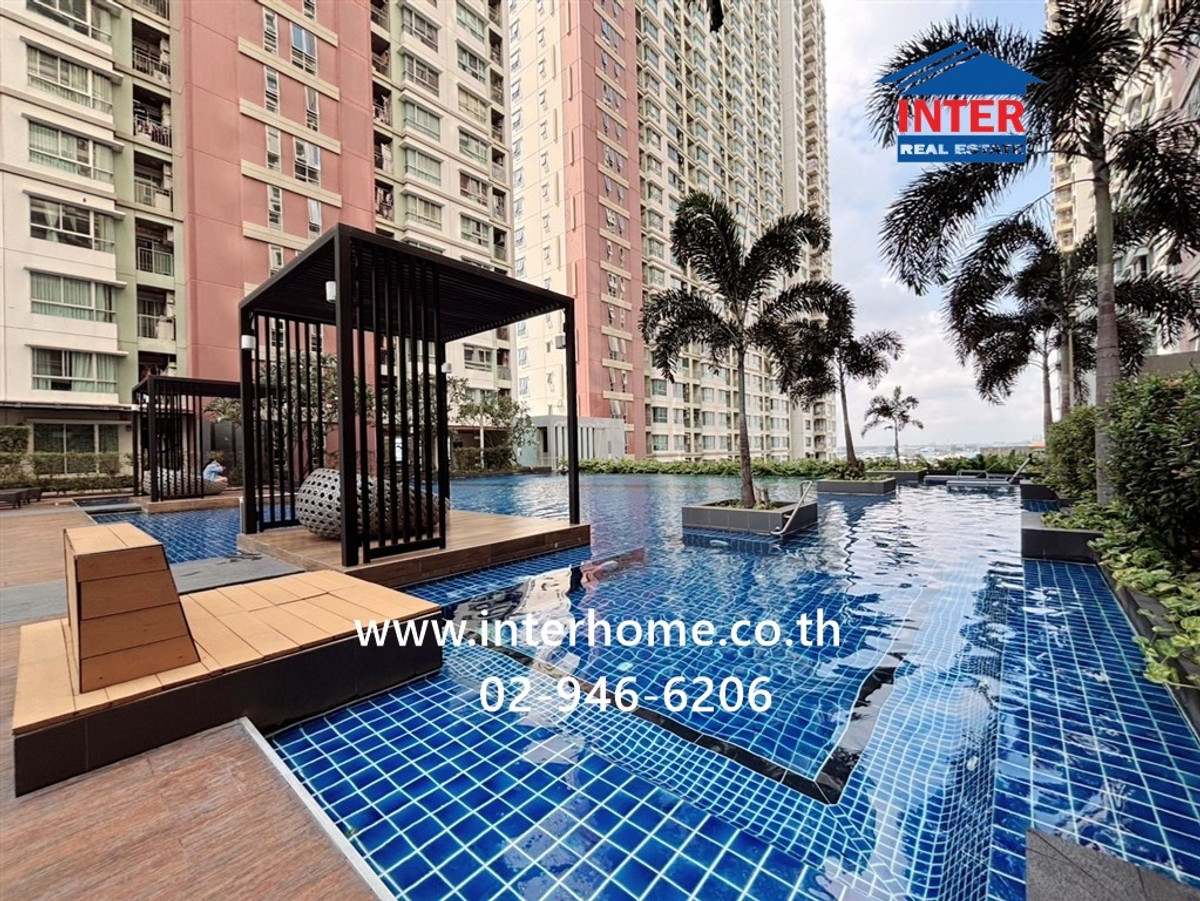 For SaleCondoRama3 (Riverside),Satupadit : Condominium 64.16 sq m. Lumpini Park Riverside Rama 3, near Terminal 21 Rama 3, Rama 3 Road, Yannawa District, Bangkok.