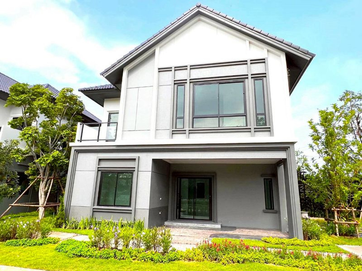 For SaleRama5, Ratchapruek, Bangkruai : 2-story detached/detached house for sale, Britannia Ratchaphruek-Kanchanaphisek project, usable area 145 - 190 square meters, 3-4 bedrooms, Soi Wat Tha Kwian. Khlong Phra Udom Subdistrict Lat Lum Kaeo District Pathum Thani Province