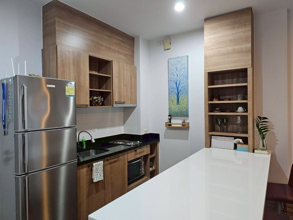 For RentCondoWongwianyai, Charoennakor : (For Rent) Condo Hive Sathorn I 1-BR, beautiful room, fully furnished + electrical appliances ㅡ Near 🚆BTS Krung Thonburi