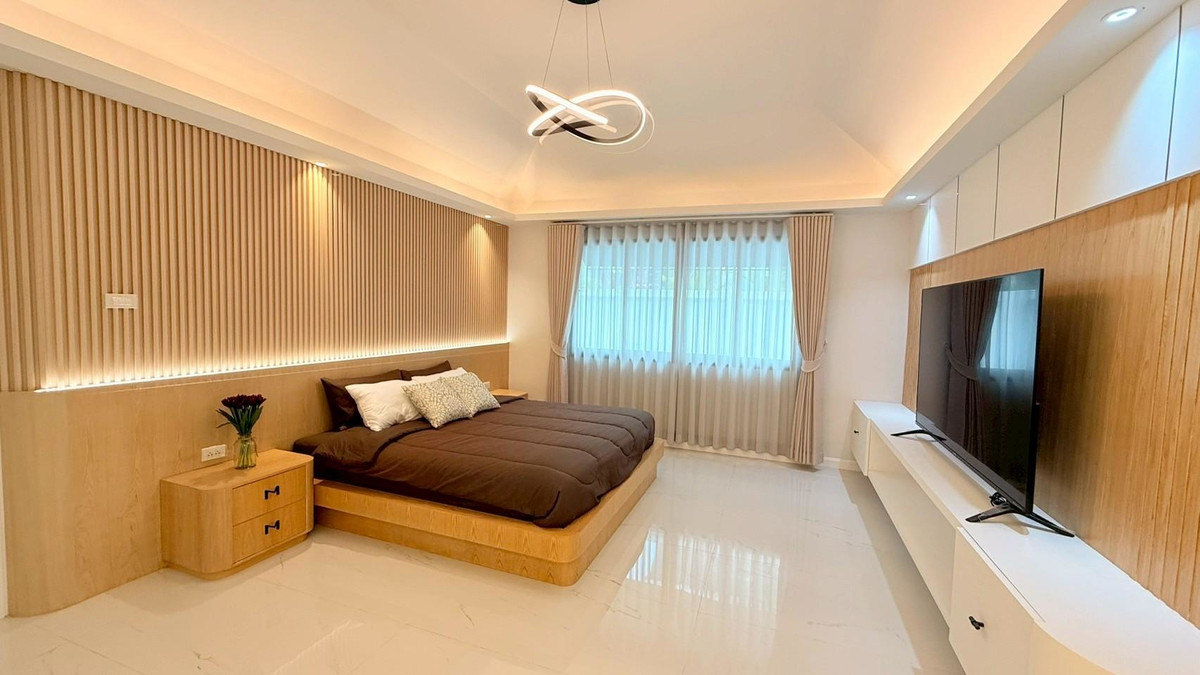 For SaleHousePattaya, Bangsaen, Chonburi : Detached House Nibbana Shade / 4 Bedrooms (FOR SALE) AM100