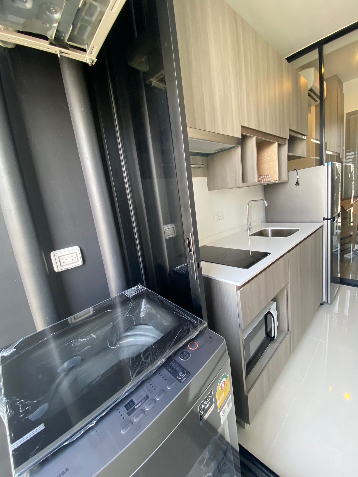 For SaleCondoKasetsart, Ratchayothin : Beautiful corner room with city view Fully furnished, good price!!⭐Knightsbridge Kaset Society (Knightsbridge Kaset Society)