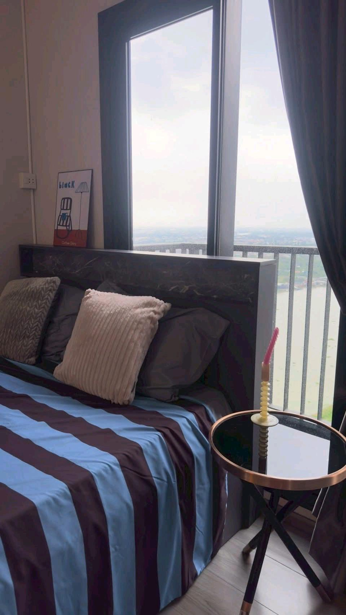 ให้เช่าคอนโดรัตนาธิเบศร์ สนามบินน้ำ พระนั่งเกล้า : ให้เช่า Politan rive ชั้น 35 ขนาด 31 ตร.ม ตกแต่งสวย วิวแม่น้ำ เฟอร์ครบพร้อมอยู่