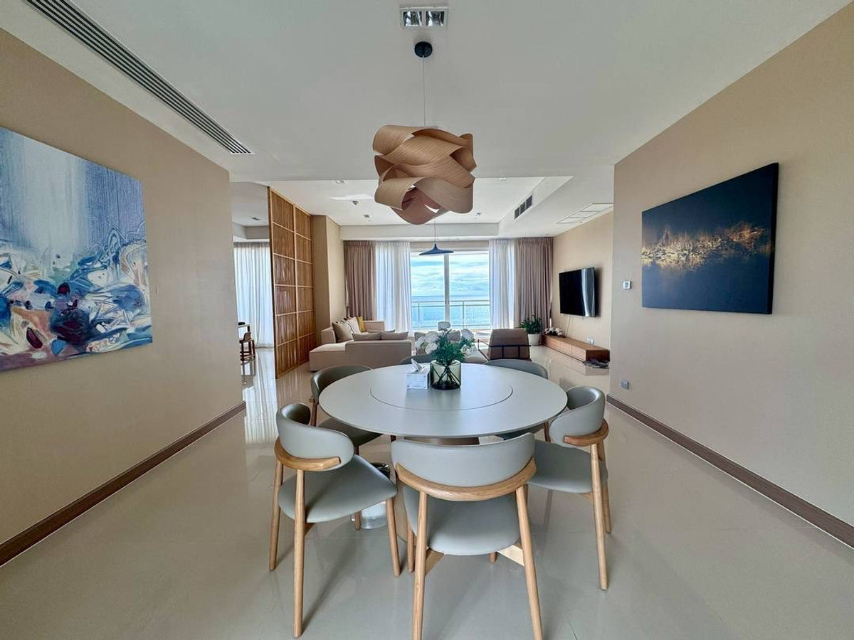 ให้เช่าคอนโดพัทยา บางแสน ชลบุรี สัตหีบ : ให้เช่า คอนโดหรู 3 ห้องนอน ขนาด 217 ตารางเมตร วิวทะเลจอมเทียน