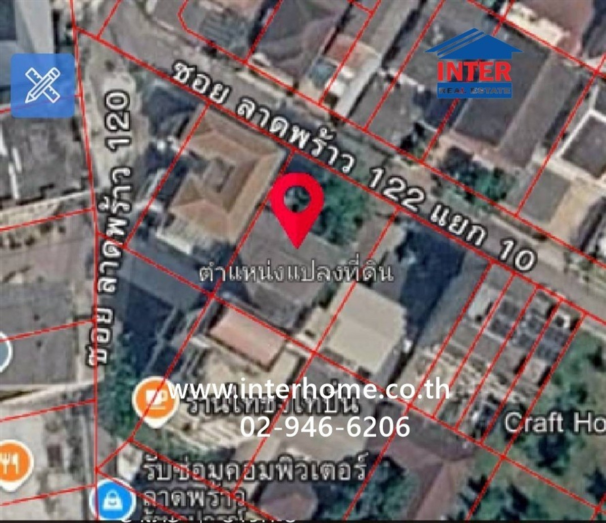 ขายที่ดินลาดพร้าว101 แฮปปี้แลนด์ : ที่ดิน + บ้าน 100 ตร.ว. ที่ดิน + บ้าน ซอยมหาดไทย ซอยลาดพร้าว120 ใกล้สนามกีฬาแห่งชาติ มหาวิทยาลัยรามคำแหง1 ซอยลาดพร้าว120 ถนนลาดพร้าว เขตบางกะปิ กรุงเทพมหานคร