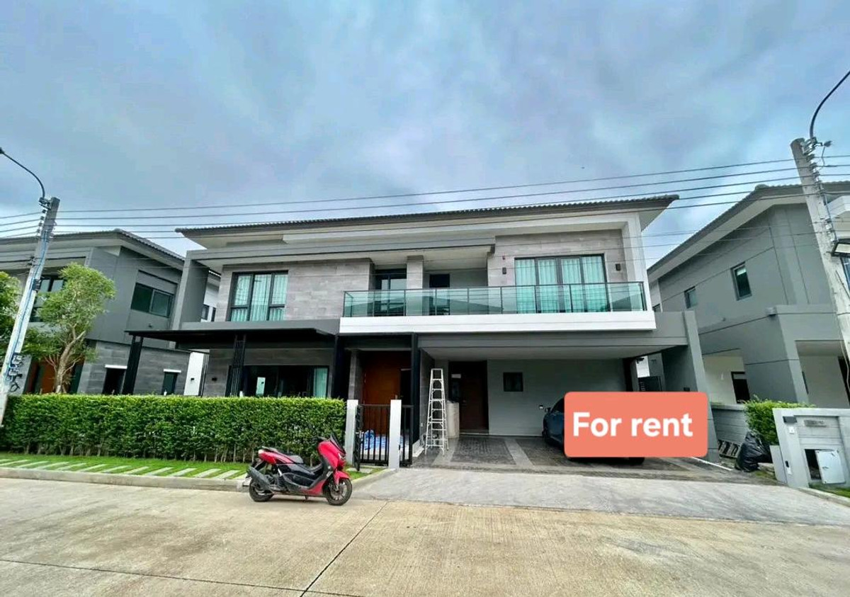 For RentHouseBangna, Bearing, Lasalle : 🔥🔥 House for Rent The City Bangna new project 🔥🔥 Nearby Mega bangna