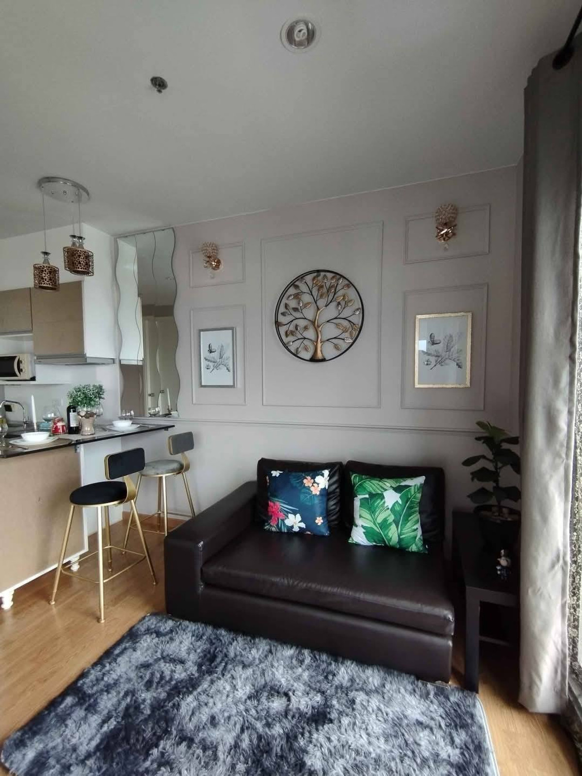 For RentCondoBang kae, Phetkasem : #E325 (previous code S2323) 🎉 020469 Condo for Rent at The Parkland Phetkasem Condominium