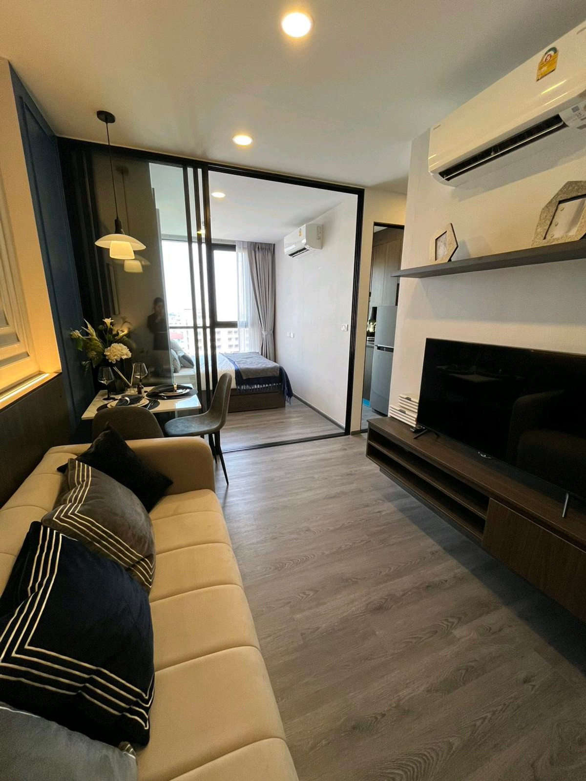 ขายคอนโดลาดพร้าว101 แฮปปี้แลนด์ : ได้ทุกอย่างในห้องนี้!  ตรงข้ามเดอะมอลล์บางกะปิ (มีห้องเดียว)