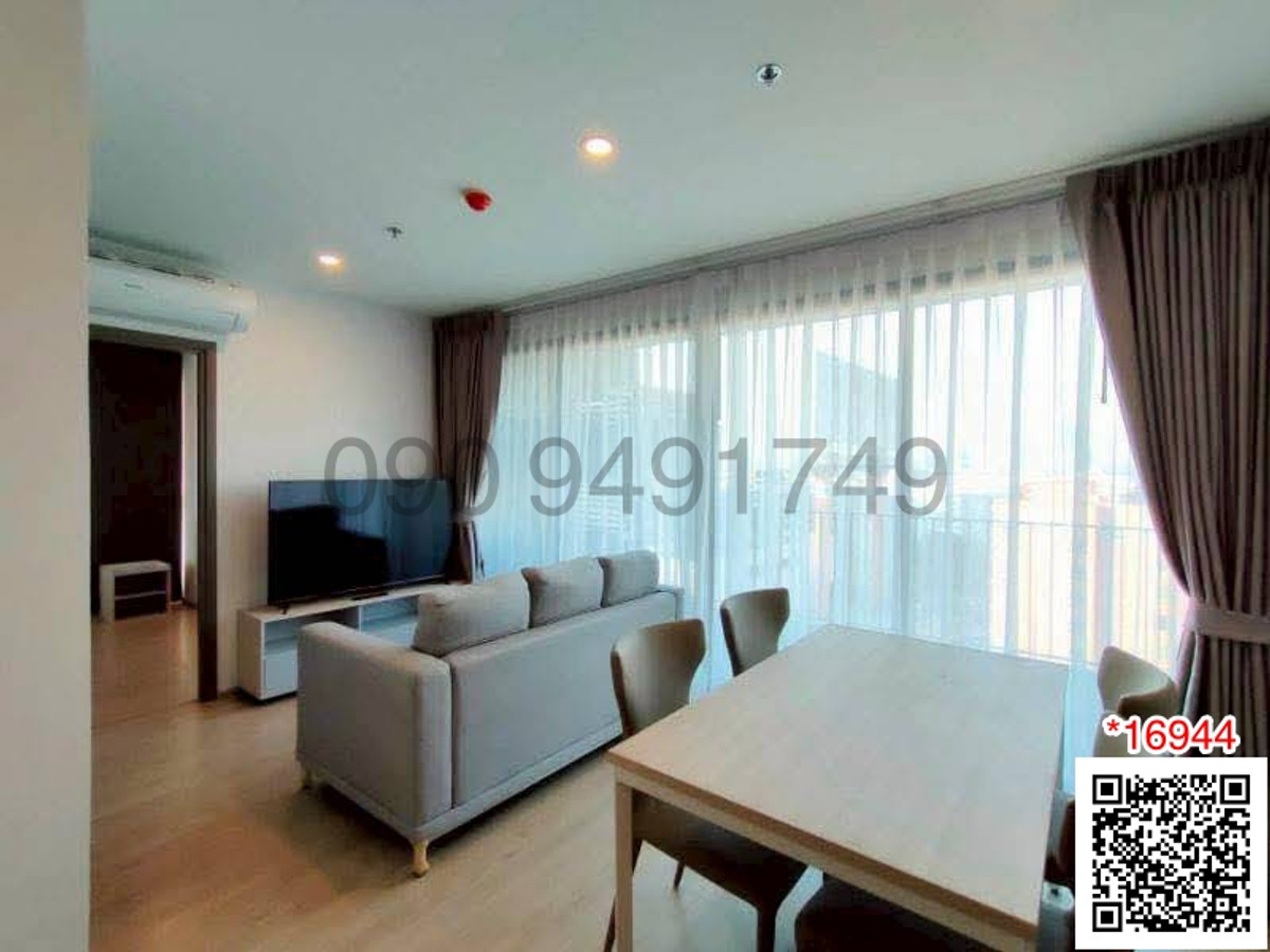 For RentCondoBangna, Bearing, Lasalle : Condo for rent IDEO O2, size 2 bedrooms, Building A, 9th floor, near BTS Bangna, only 300 meters.