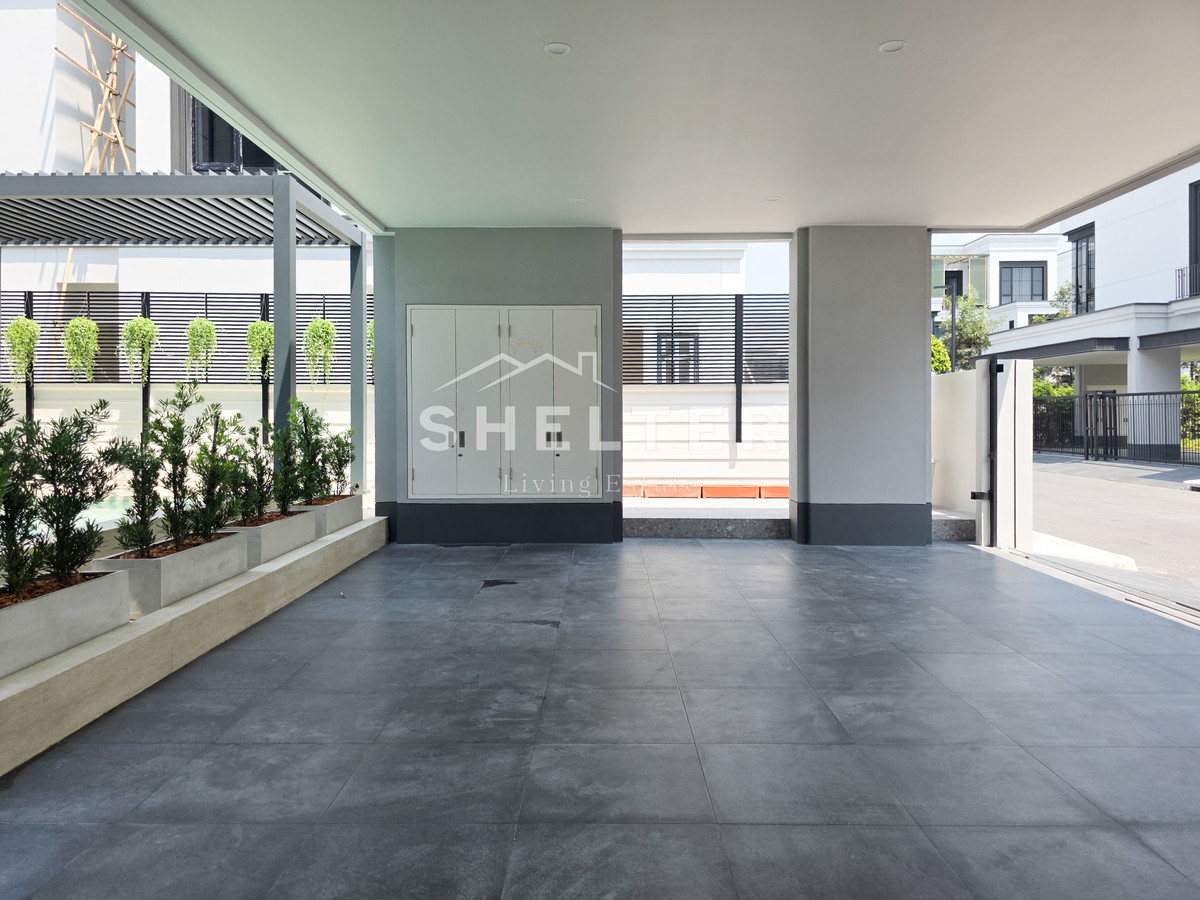 For RentHousePattanakan, Srinakarin : Single house ready for rent, Super Luxury, near Brighton International School | Wellington