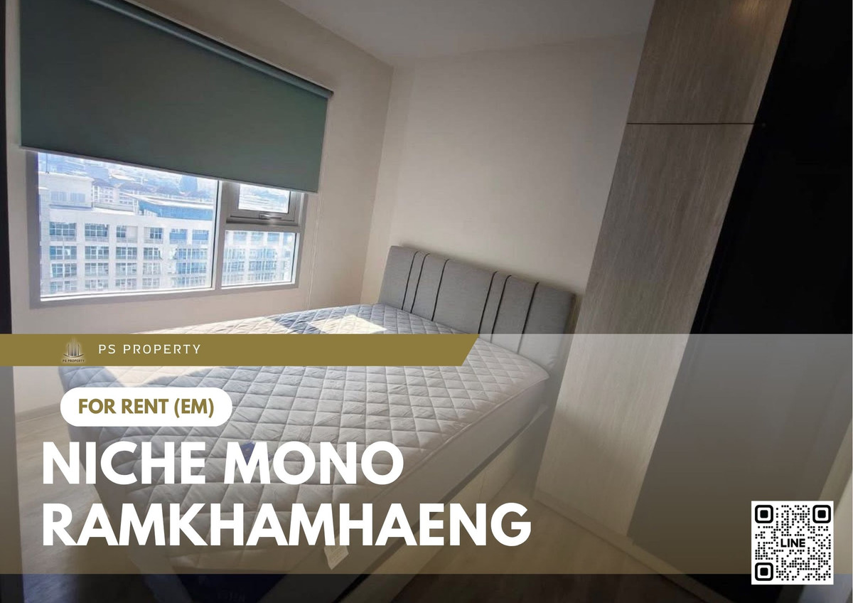 For RentCondoRamkhamhaeng, Hua Mak : For Rent ✨ Niche Mono Ramkhamhaeng ✨ Fully furnished with appliances. Near The Mall Bangkapi.