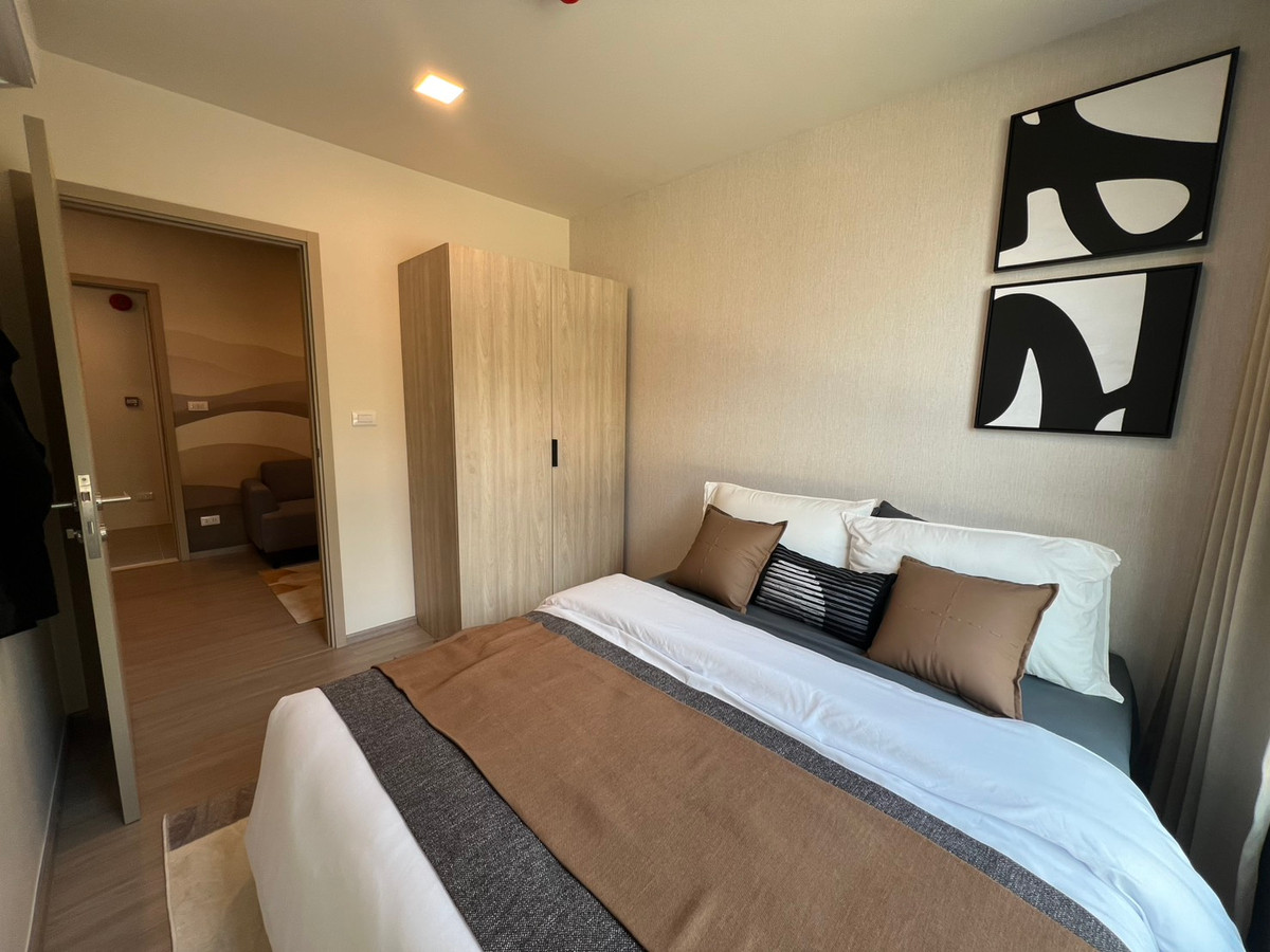 For RentCondoChaengwatana, Muangthong : New condo, new room, ready to move in, Vay Chinnakhet (Way Chinnakhet), fully furnished, near Dhurakij Pundit University (DPU).