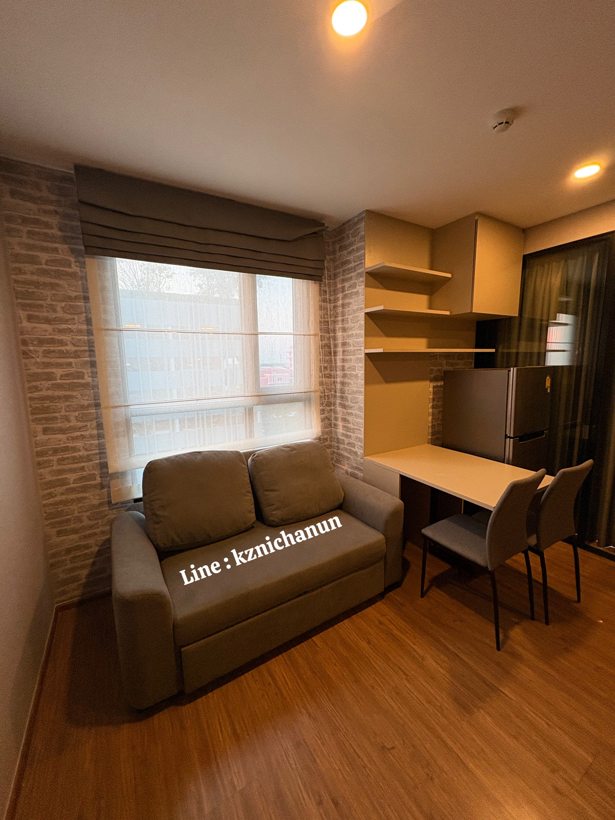 ให้เช่าคอนโดมีนบุรี-ร่มเกล้า : ห้องมุม เงียบสงบ คอนโดออริจิ้นราม209อินเตอร์เช้น