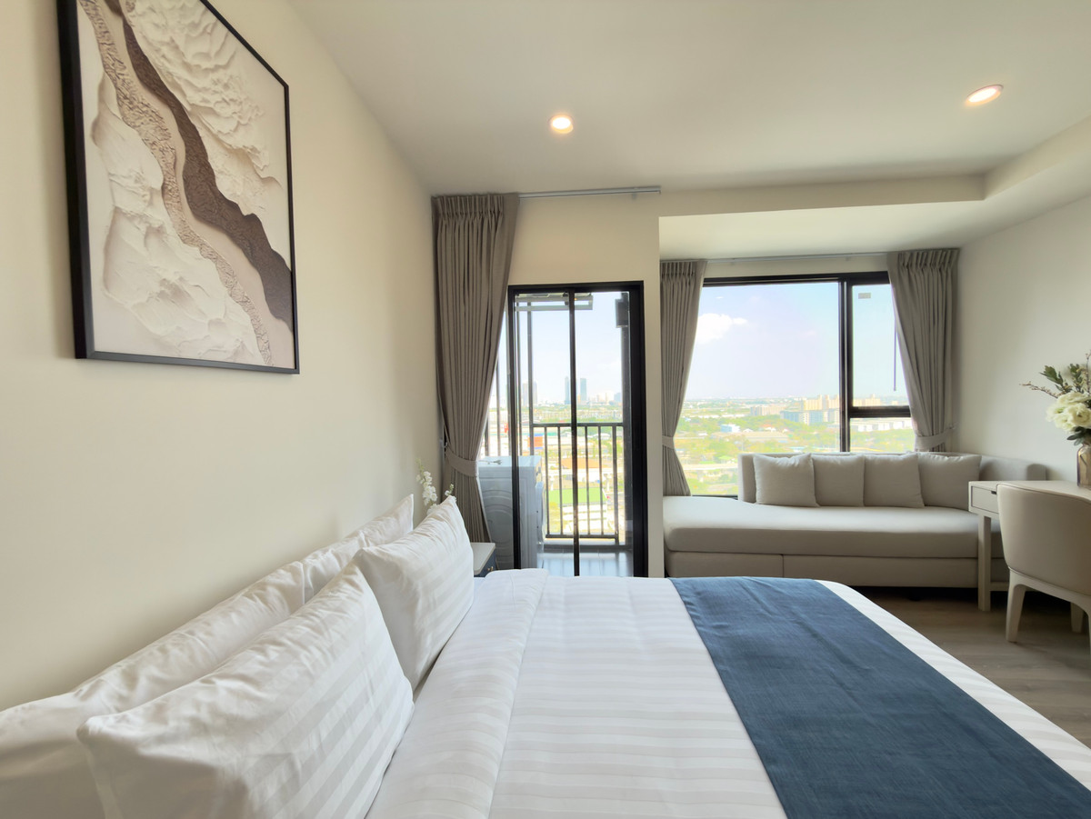 ให้เช่าคอนโดบางนา แบริ่ง ลาซาล : เช่าระยะสั้น 💫ออริจิ้น เพลส บางนา🌳 Studio 28 sq.m.